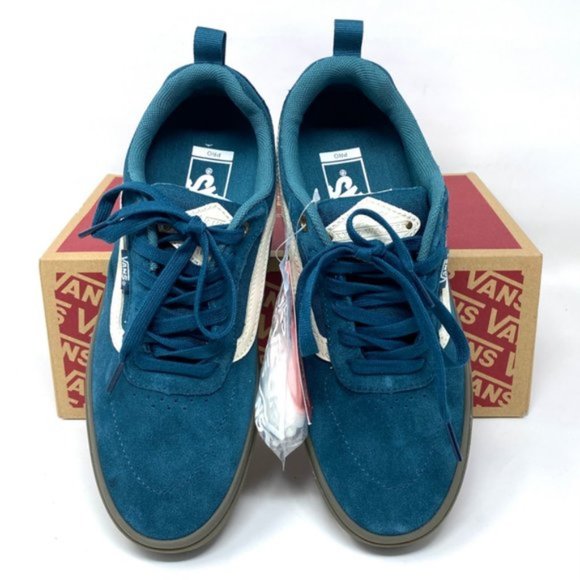 💖MEGA SALE💖VANS Women's 8 KYLE WALKER Pro Dark Suede Atlantic Dove VN0A2XSG0WP - Picture 2 of 9